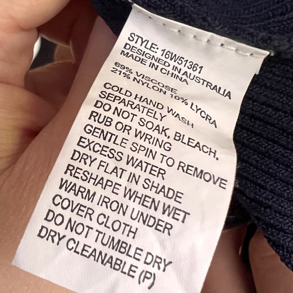 Manning Cartell Turtle Neck Navy Blue Maxi Dress Size Medium - Picture 13 of 14